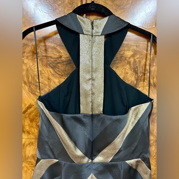 Hutch Anthropologie Size 6 Shift Dress Black Metallic - Picture 4 of 5